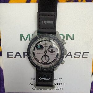 🌰Swatch x Omega Moonswatch Mission To Earthphase Watch